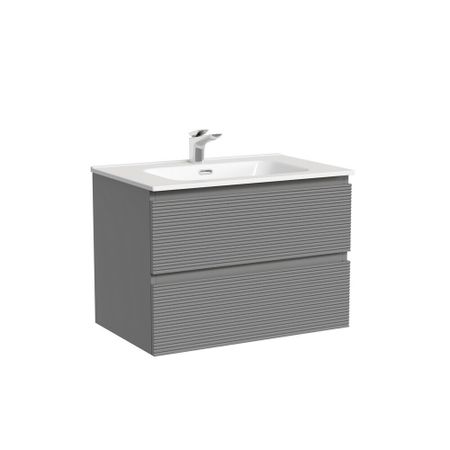 Тумба под раковину Sancos Folk 70 см подвесная ergraut soft (FL70ES)