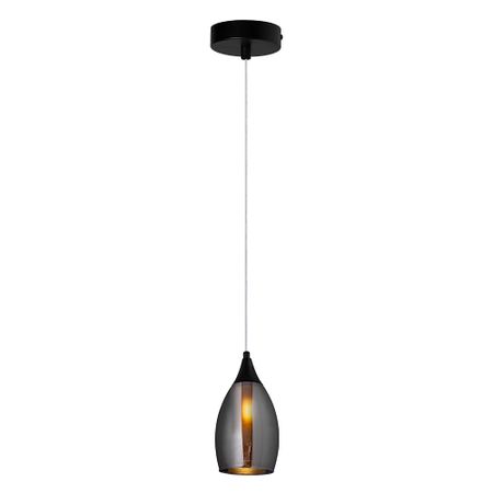 Светильник подвесной Arte Lamp Barry E14 40 Вт 1 кв.м черный IP20 (A7951SP-1BK)