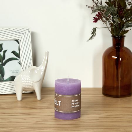 Свеча Пламя/Fiamma классическая, сиреневая