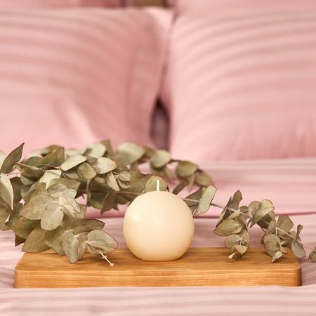 Свеча Пламя/Fiamma круглая, слоновая кость