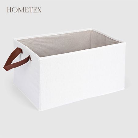 Коробка для хранения Hometex с ручками 42x30x26 см бархатная коробка для хранения украшений jmjermyn