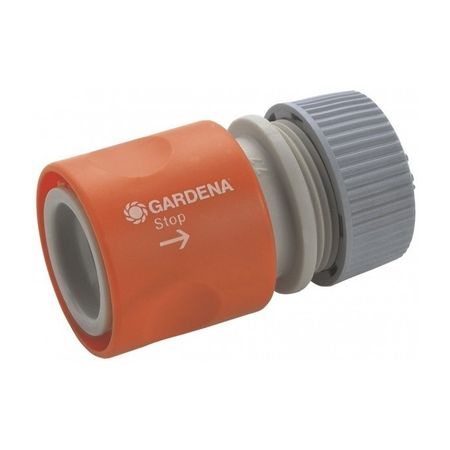 Коннектор с автостопом Gardena с резьбой 1/2