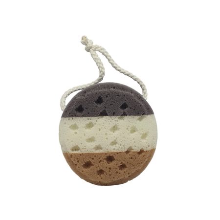 Губка для тела Maeth My spa day круглая белая губка для купания mepsi махровая белая