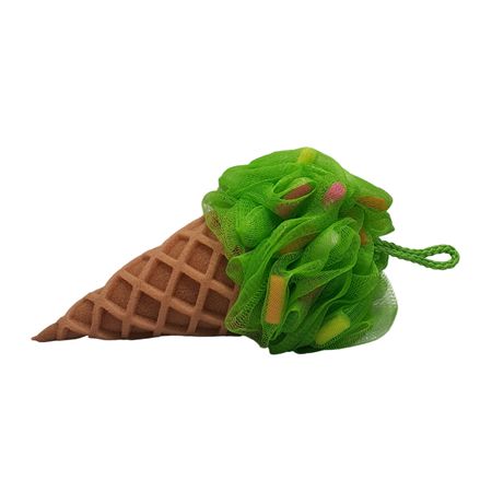 Мочалка для тела Maeth My spa day мороженое зелёная