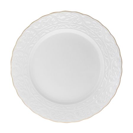 Тарелка обеденная 27 см Kutahya Porselen BASAK Отводка золото