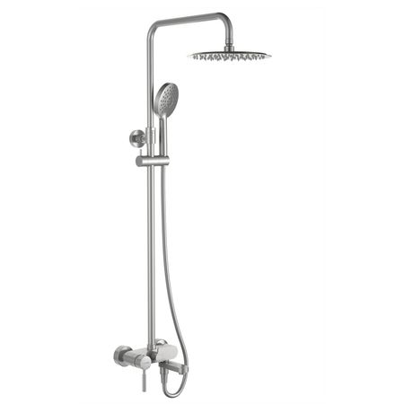 Система душевая WasserKRAFT со смесителем A14201 система душевая milardo ideal spa 250мм термостат латунь