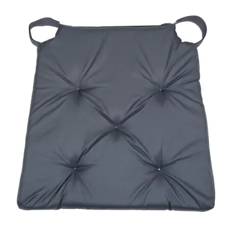 Подушка для стула Linen Way с липучками 40x40 см цвет серый для стула wingback s emiga из спандекса