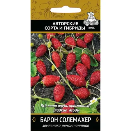 Семена Земляника ремонтантная «Барон Солемахер» (А), 1 г искусственные красные ягоды holly