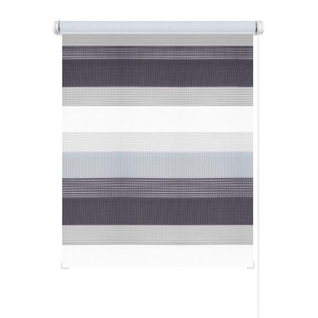 Рулонная штора день-ночь 52х160 см Legrand серо-белая прищепки каждый день пластиковые 10 шт в ассортименте