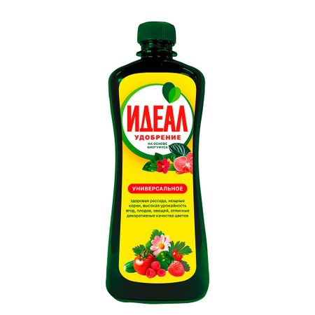 Удобрение жидкое для подкормки растений на основе биогумуса Идеал 0,5 л удобрение радуга идеал универсальное 0 25 л