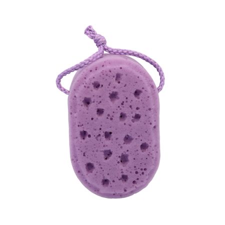 Губка для тела Maeth My spa day овальная фиолетовая
