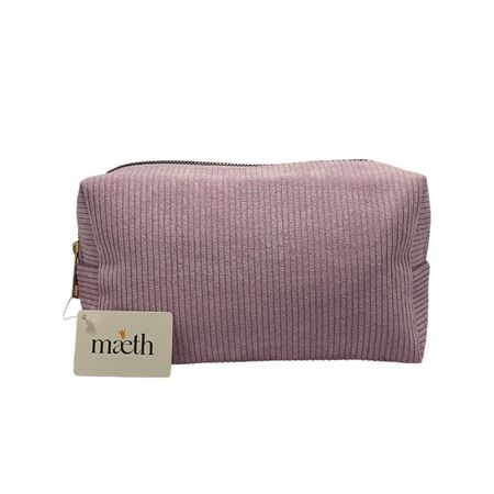 Косметичка-пенал Maeth вельветовая сиреневая