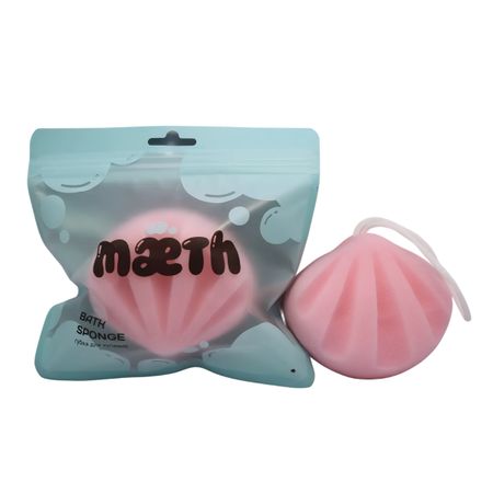 Губка для тела Maeth ракушка розовая