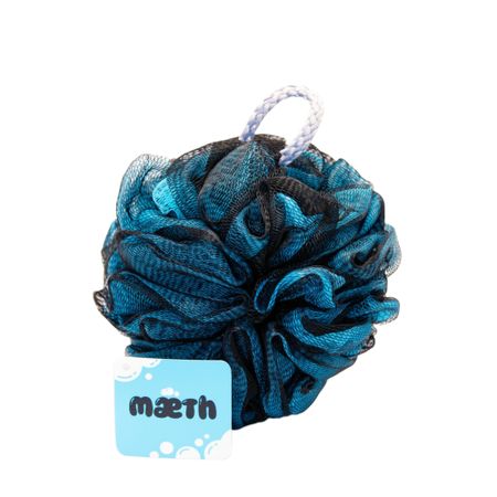 Мочалка-шар для тела Maeth My spa day голубая