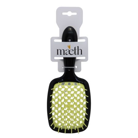 Расчёска для волос Maeth жёлтая расчёска массажная lei green деревянная тёмно зелёная с чёрным с пластиковыми зубцами