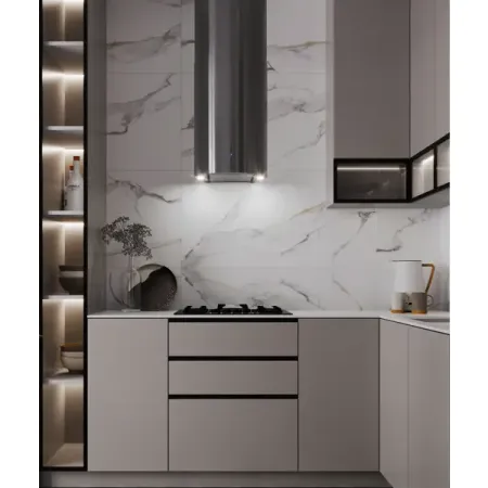 Керамогранит Incolor Bianco Carrara Satin 120x60 см 1.44 м² сатинированный цвет белый