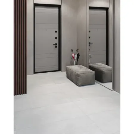 Керамогранит Incolor Omega Bianco Matt 120x60 см 1.44 м² матовый цвет светло-серый подследники мужские incanto collant bianco 44 46