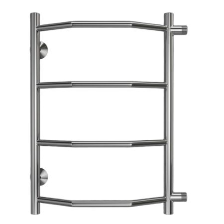 Полотенцесушитель водяной Stelmix 600х400 мм лесенка трапеция с боковым подключением 500 мм справа хром защитные кольца startnow для лазерной сварки