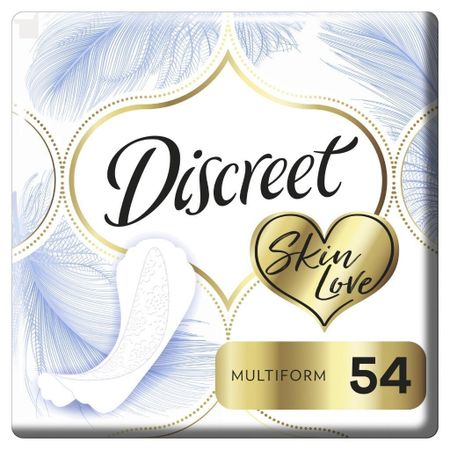 Прокладки Discreet ежедневные Skin Love Multiform 54 шт секреты лан прокладки ежедневные целебные травы 20