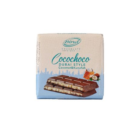 Шоколад Bind молочный, кокос и кадаифа 80 г