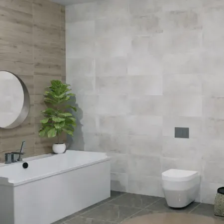 Настенная плитка Axima Кама 30x60 см 1.62 м² матовая цвет светло-серый