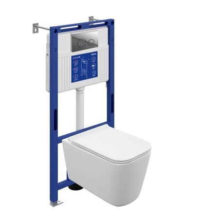 Комплект инсталляции Cersanit с унитазом Crea Vortex DPL EO slim с кнопкой хром и сиденьем микролифт (69476) роторные спринклеры kwzl vortex g1 2