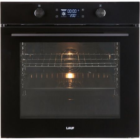 Духовой шкаф газовый встраиваемый Lauf DE-604BL 600 мм черный китайские статуэтки восьми лошадей из полимера