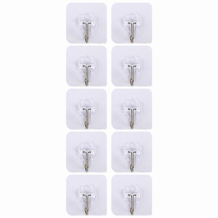 Крючок LAIMA Крючки самоклеящиеся универсальные Home прозрачные самоклеящиеся крючки moonbiffy