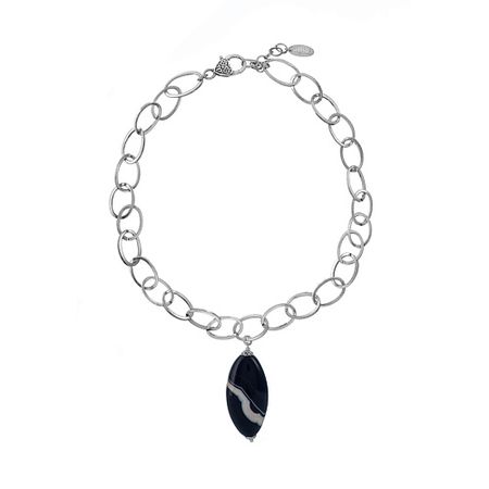 Колье LANZEROTTI Колье Pianoforte, с агатом