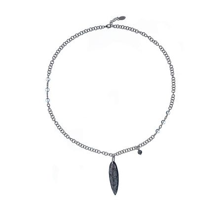 Колье LANZEROTTI Колье Pianoforte, с ортоцерасом, хрусталем и лавой