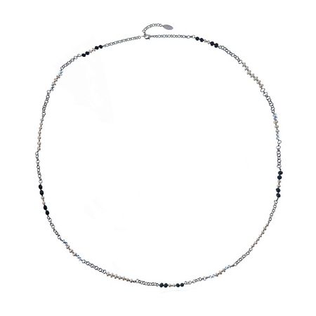 Колье LANZEROTTI Колье Pianoforte, с жемчугом, ониксом и кристаллами