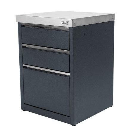Модуль уличной кухни Helios SMART-600 стол с тремя ящиками 60х60х85 см