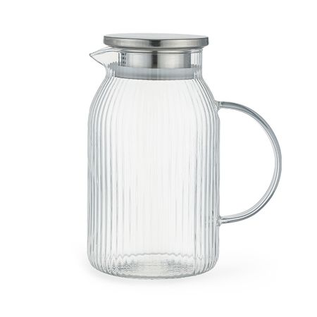 Кувшин для напитков Fissman из жаропрочного стекла с фильтром 1,5 л 6586 кувшин для чая из боросиликатного стекла 200 мл