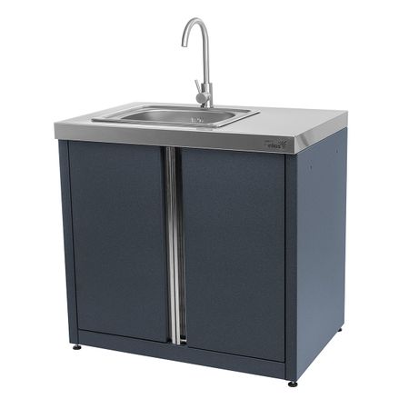 Модуль уличной кухни Helios SMART-900 шкаф с мойкой 60х90х85 см пружины торсионные v образные нержавеющая   5 шт