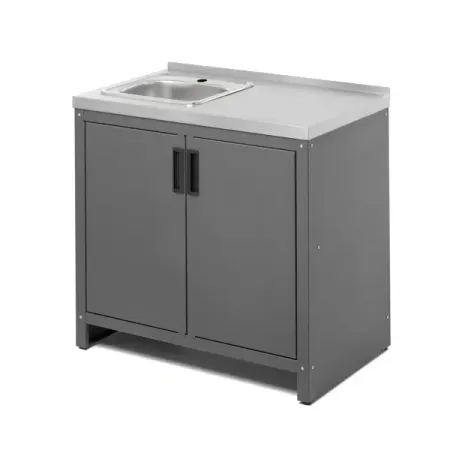 Тумба с мойкой Gratar Patio Т850М нержавеющая сталь 54x85.5x86.4 см