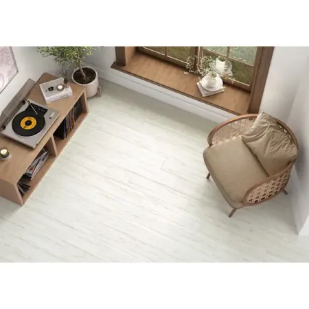 Глазурованный керамогранит Alma Ceramica Timber 07 15.1x60.2 см 1.82 м² матовый цвет белый