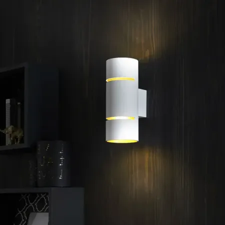 Настенный светильник KREAFORTA Suleya теплый белый свет цвет белый настенный 3d led будильник с датой и температурой