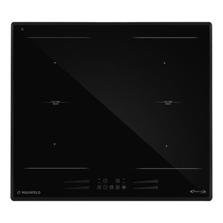 Варочная панель индукционная Maunfeld AVI6044SSFBK 4 конфорки черная
