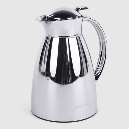 Термокувшин Delmor из нержавеющей стали с двойными стенками и вакуумной изоляцией 1 л