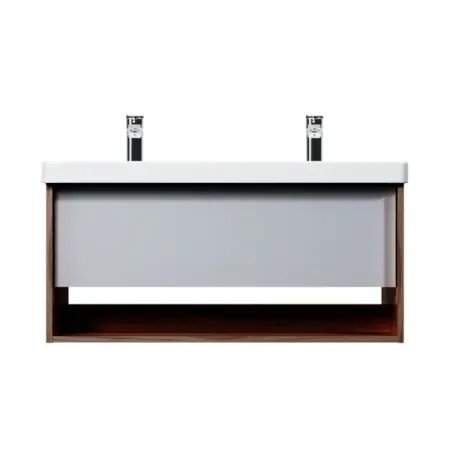 Тумба под раковину подвесная AM.PM Stern 90 см 1 ящик цвет орех тумба boss велюр monolit мокко орех селект