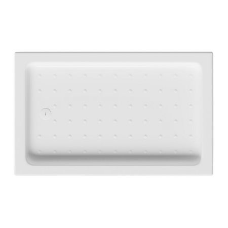 Поддон Abber акриловый 80х100х13 мм прямоугольник белый низкий (AD3C108) рельс несущий металлический белый 1000 мм титан gs