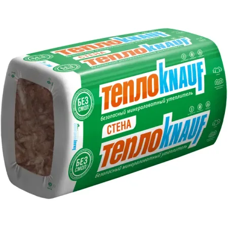 Утеплитель Knauf Insulation ТеплоKnauf Стена 50 мм 12 шт 610x1300 мм 9.516 м² липы ки пачка 35г