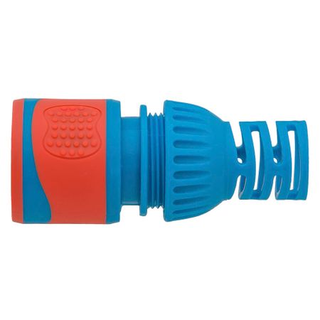 Соединитель 1/2 для поливочного шланга MPF пластиковый с аквастопом (ДС.071277) соединитель kaiyang technology 4х5 см для садового шланга 1 2