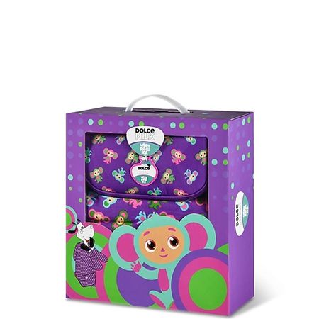 Набор текстильных изделий DOLCE MILK Набор 294 с худи и поясной сумкой Чебурашка