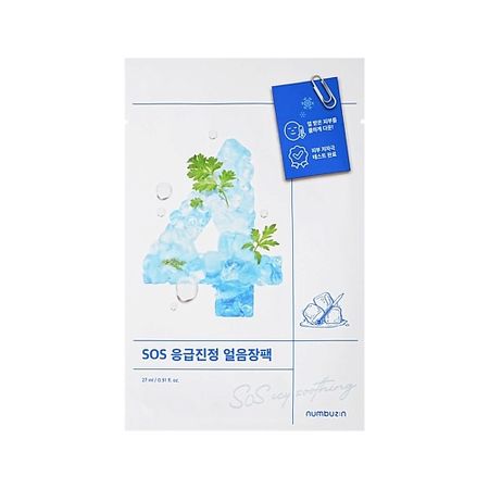 Маска для лица NUMBUZIN Маска для лица  с охлаждающим эффектом и экстрактом центеллы кувшин с охлаждающим элементом koopman tableware