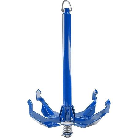 Якорь лодочный складной Тонар синий 3,15 кг 220 240 в якорь аксессуары для bosch gbh2 18e 2 18re 7 зубьев молотка ротора аксессуары в форме якоря замена