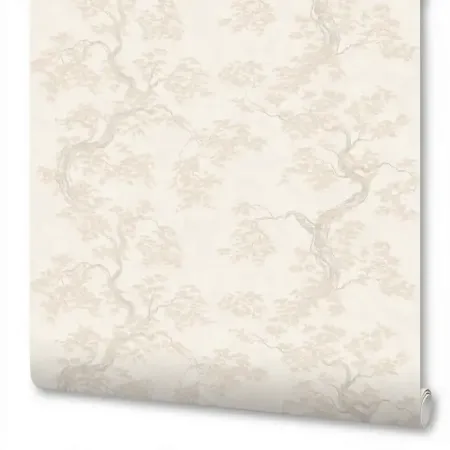 Обои флизелиновые Wallsecret Comfort Bonsai бежевые 1.06 м 9156-22 искусственные мини кактусы bonsai