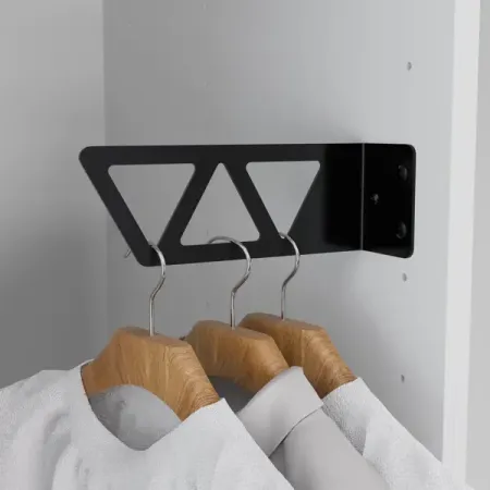 Вешалка для одежды 18x6.5x4.9 см металл цвет черный руководство по созданию одежды для кукол nbyinto