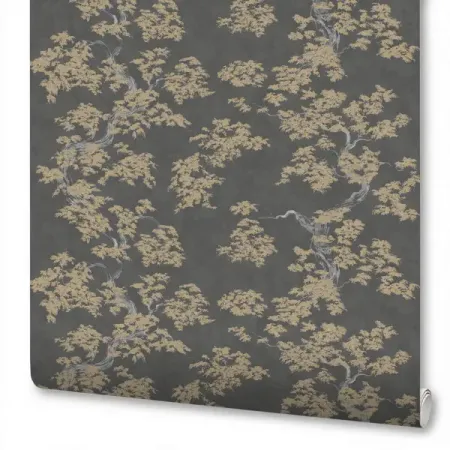 Обои флизелиновые Wallsecret Comfort Bonsai серые 1.06 м 9156-26 искусственные мини кактусы bonsai