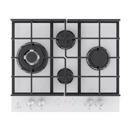 Варочная панель газовая Lex GVG 644 T WH 4 конфорки белая